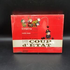 Vintage Parker Brothers Coup d’Etat Card Game Strategy Adult Game
